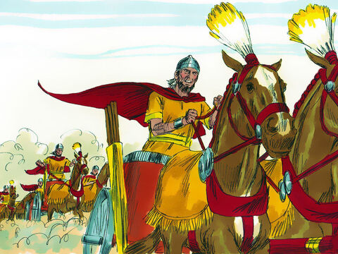 In the spring, David sent his army under the command of Joab to lay siege to the Ammonite city of Rabbah. David chose to stay at home in Jerusalem. – Slide 1