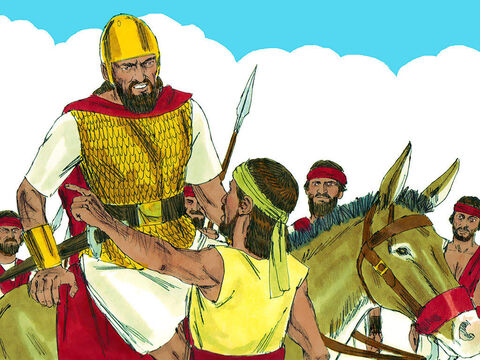 King Saul was told that David was in Keilah and he thought he had him trapped. David learned that Saul was plotting against him. He asked Abiathar the priest to enquire from God whether Saul would attack Keilah and whether its citizens would hand him over to Saul. – Slide 4