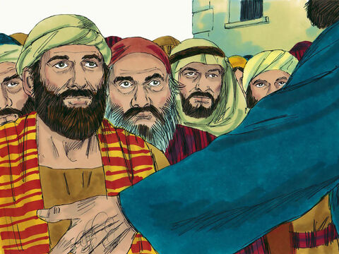 The disciples then went out in pairs to the nearby towns and villages, preaching that people needed to repent. – Slide 21
