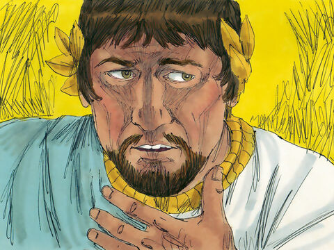 King Herod, the ruler of Galilee, heard about the miracles that were taking place and became scared that John the Baptist had come back to life. – Slide 23