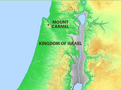 ‘Now summon all the people of Israel to Mount Carmel and bring the 450 prophets of Baal and the 400 prophets of Asherah who eat with Queen Jezebel.’ – Slide 7
