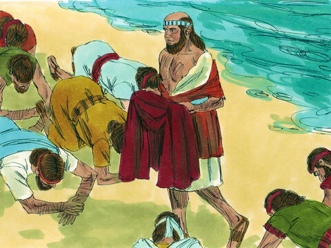 The company of the prophets from Jericho, who were watching, said, ‘The spirit of Elijah is resting on Elisha.’ They went to meet him and bowed to the ground before him. Against Elisha’s advice, the prophets insisted on looking for Elijah in case the Spirit of the Lord had set him down on the ground again. They searched for three days but did not find him. – Slide 13