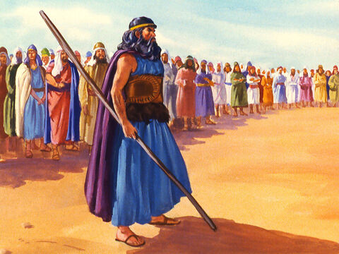 Elijah proclaimed, ‘I am a lone prophet of the Lord but Baal has 450 prophets. – Slide 25