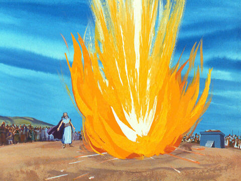 Suddenly the fire of the Lord fell. – Slide 40