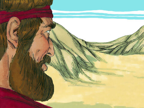 When the brook dried up God told Elijah to travel north to Zarephath where he would be fed by a widow. – Slide 3