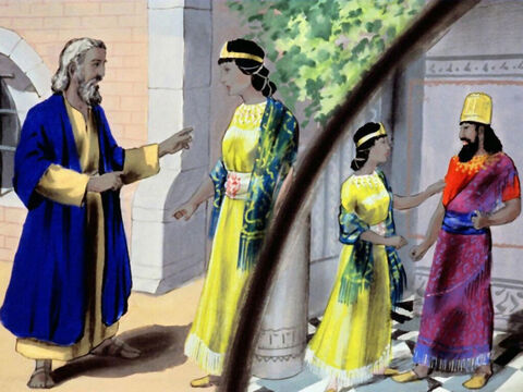 Mordecai went to Queen Esther, and told her to warn the king. – Slide 14