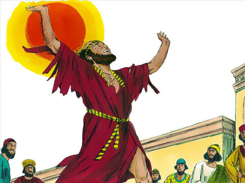 When Mordecai heard of Haman’s plan to kill the Jews he tore his clothes, put on sackcloth and ashes and went around the city wailing loudly and bitterly. – Slide 2