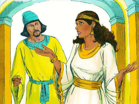 Hathak reported back to Esther. ‘Anyone who approaches the King’s inner chamber without being summoned by the King is put to death – unless the King extends his golden sceptre to them and spares their life. I have not been summoned by the King for 30 days.’ – Slide 5