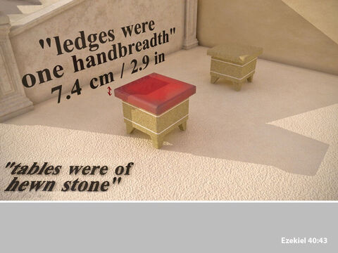 They had an overlapping ledge the width of a hand. – Slide 30