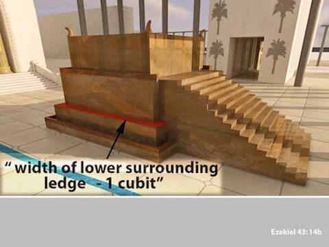 And its ledge one cubit. – Slide 9