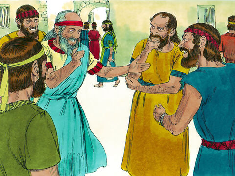 Ezekiel also told the rebellious Jews about God’s promise to bring them back to their own land when they had repented and turned back to Him. – Slide 23
