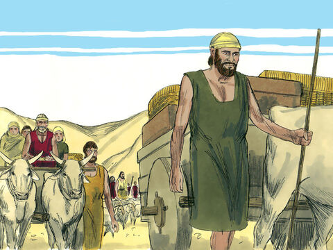 The trip took four months but God protected them from attack by their enemies and bandits. – Slide 7