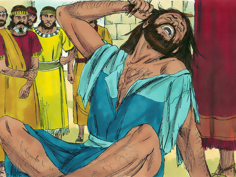 Ezra was appalled at this news. He tore his tunic and cloak and pulled hair from his head and beard in grief. Those who loved and feared the Lord God gathered round Ezra. Ezra continued to show how upset he was about this disobedience until the time of the evening sacrifice. – Slide 12