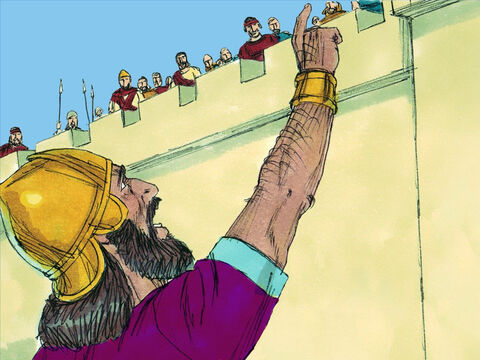 King Zedekiah hoped that the Egyptians would come to their rescue. But when Egyptians gathered an army the Babylonians easily defeated them and then returned to lay siege to the city once more. – Slide 6