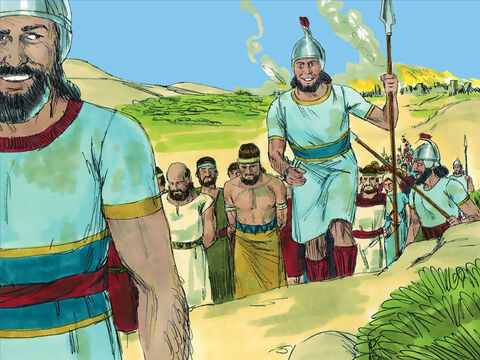 Jeremiah the prophet had warned these people for many years that unless they repented and started to live as God wanted, then they would be captured by the Babylonians. They had foolishly ignored all these warnings and now they would be prisoners living in exile. – Slide 14