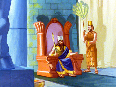 King Nebuchadnezzar was the powerful ruler of the vast Babylonian Empire – Slide 1