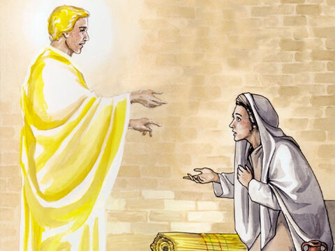 ‘Therefore the child to be born will be holy; He will be called the Son of God.  And look, your relative Elizabeth has also become pregnant with a son in her old age – although she was called barren, she is now in her sixth month! For nothing will be impossible with God.’ – Slide 8