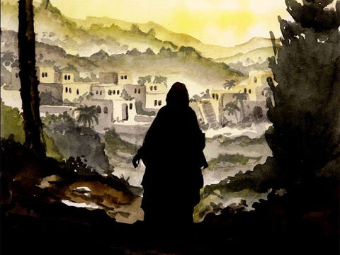 In those days Mary got up and went hurriedly into the hill country, to a town of Judah, and entered Zechariah’s house and greeted Elizabeth. – Slide 1