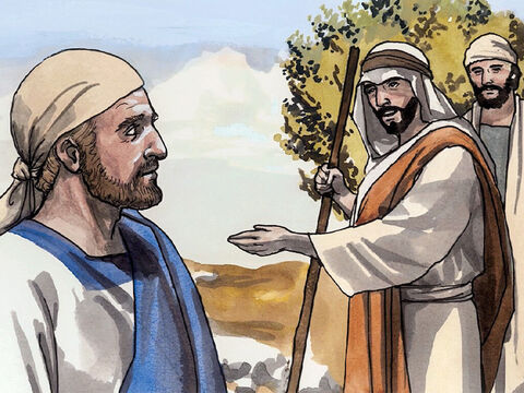 On the next day Jesus wanted to set out for Galilee. He found Philip and said to him, ‘Follow me.’ (Now Philip was from Bethsaida, the town of Andrew and Peter.) – Slide 6