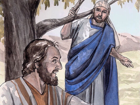 Philip found Nathanael and told him, ‘We have found the one Moses wrote about in the law, and the prophets also wrote about – Jesus of Nazareth, the son of Joseph.’ Nathanael replied, ‘Can anything good come out of Nazareth?’ Philip replied, ‘Come and see.’ – Slide 7