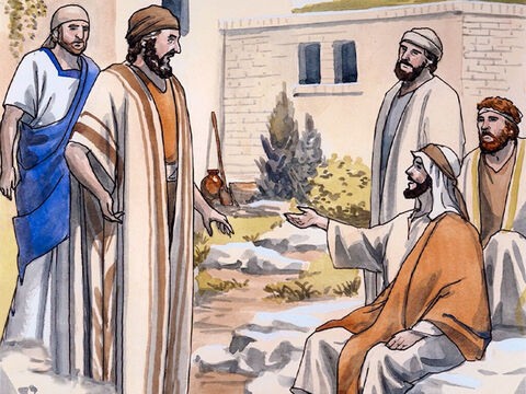 Jesus saw Nathanael coming toward Him and exclaimed, ‘Look, a true Israelite in whom there is no deceit!’ Nathanael asked Him, ‘How do you know me?’ – Slide 8