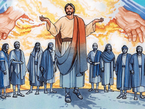 ‘If I have told you people about earthly things and you don’t believe, how will you believe if I tell you about heavenly things? No one has ascended into heaven except the one who descended from heaven – the Son of Man. – Slide 10