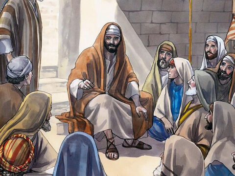 Then He rolled up the scroll, gave it back to the attendant, and sat down. The eyes of everyone in the synagogue were fixed on Him. Then He told them, ‘Today this scripture has been fulfilled even as you heard it being read.’ – Slide 6