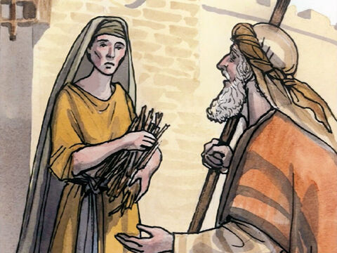 ‘But in truth I tell you, there were many widows in Israel in Elijah’s days, when the sky was shut up three and a half years, and there was a great famine over all the land. Yet Elijah was sent to none of them, but only to a woman who was a widow at Zarephath in Sidon. – Slide 10
