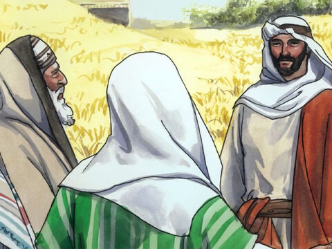 But some of the Pharisees said, ‘Why are you doing what is against the law on the Sabbath?’ – Slide 3