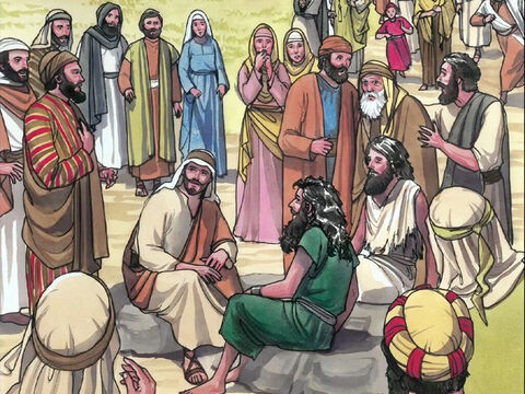 Then the entire town came out to meet Jesus. And when they saw Him, they begged Him to leave their region. – Slide 10