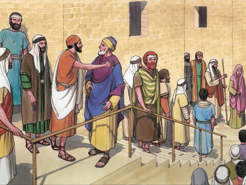 While He was still speaking, someone from the synagogue ruler’s house came and said to Jairus … – Slide 10