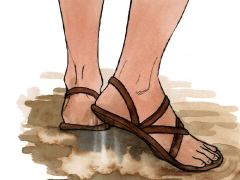 ‘… shake the dust off your feet as a testimony against them.’ – Slide 6