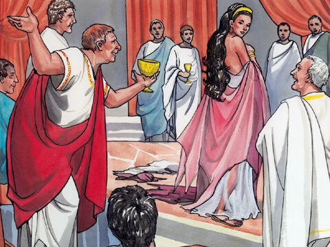 … and pleased Herod, so much that he promised with an oath to give her whatever she asked. – Slide 7