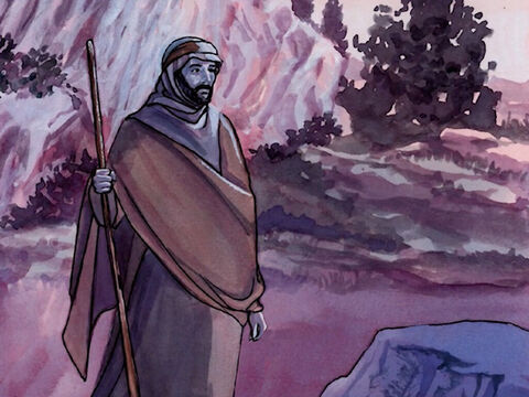 And after He sent the crowds away, He went up the mountain by Himself to pray. – Slide 2