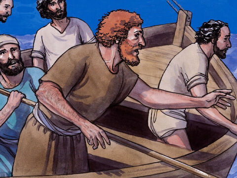Peter said to Him, ‘Lord, if it is you, order me to come to you on the water.’ – Slide 6