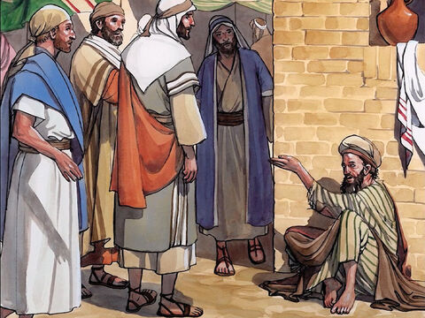 Now as Jesus was passing by, He saw a man who had been blind from birth. His disciples asked Him, ‘Rabbi, who committed the sin that caused him to be born blind, this or his parents?’ – Slide 1