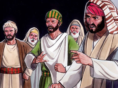 They heaped insults on him, saying, ‘You are His disciple! We are disciples of Moses! We know that God has spoken to Moses! We do not know where this man Jesus comes from!” – Slide 5