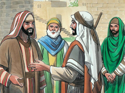 Some of the Pharisees who were with Him heard this and asked him, ‘We are not blind too, are we?’ <br/>Jesus replied, ‘If you were blind, you would not be guilty of sin, but now because you claim that you can see, your guilt remains.’ – Slide 11