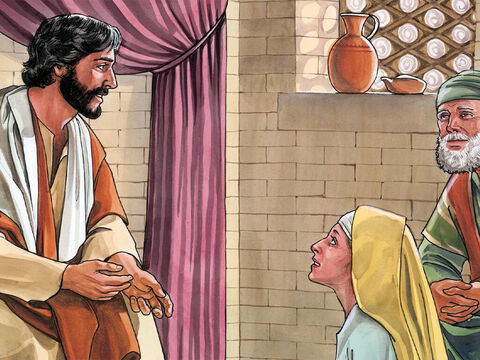 She had a sister named Mary, who sat the Lord’s feet and listened to what He said. – Slide 3