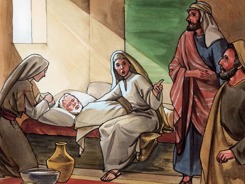 Now a certain man named Lazarus was sick. He was from Bethany, the village where Mary and her sister Martha lived. – Slide 1