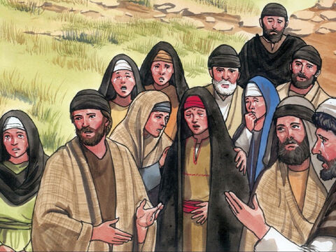 Thus the people who had come to mourn said, ‘Look how much he loved him!” But some of them said, ‘This is the man who caused the blind man to see! Couldn’t he have done something to keep Lazarus from dying?’ – Slide 8