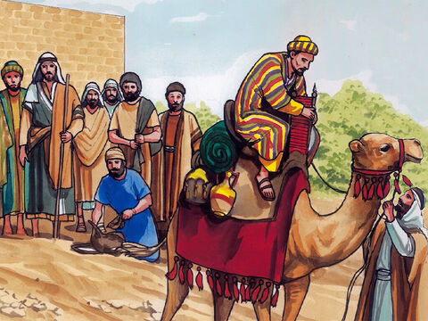 Then Jesus said to His disciples, ‘I tell you the truth, it will be hard for a rich person to enter the kingdom of heaven! Again I say, it is easier for a camel to go through the eye of a needle than for a rich person to enter into the kingdom of God.’ – Slide 8