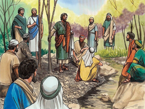 Then Jesus took the twelve aside and said to them, ‘Look, we are going up to Jerusalem, and everything that is written about the Son of Man by the prophets will be accomplished. – Slide 1