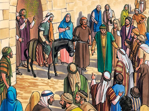 As He entered Jerusalem the whole city was thrown into an uproar, saying, ‘Who is this?’ And the crowds were saying, ‘This is the prophet Jesus, from Nazareth in Galilee.’ – Slide 8