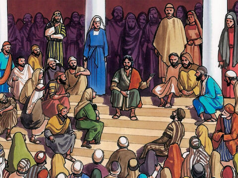 Then Jesus began to teach them and said, ‘Is it not written: “My house will be called a house of prayer for all nations”? But you have turned it into a den of robbers!’ – Slide 5