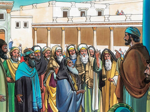 They came again to Jerusalem. While Jesus was walking in the temple courts, the chief priests, the experts in the law, and the elders came up to him and said, ‘By what authority are you doing these things? Or who gave you this authority to do these things?’ – Slide 11