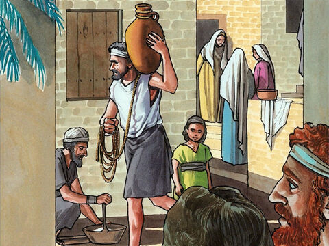 He said, ‘Go into the city to a certain man and tell him, “The Teacher says, “My time is near. I will observe the Passover with my disciples at your house’”’ – Slide 2