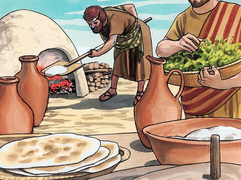 So the disciples did as Jesus had instructed them, and they prepared the Passover. – Slide 3