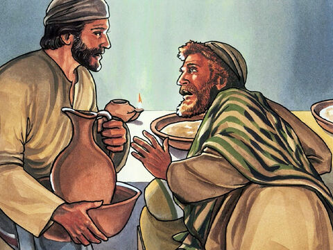 Then He came to Simon Peter. Peter said to Him, ‘Lord, are you going to wash my feet?’ – Slide 7