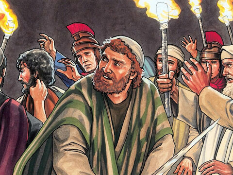 When those who were around Him saw what was about to happen, they said, ‘Lord, should we use our swords?’ – Slide 13
